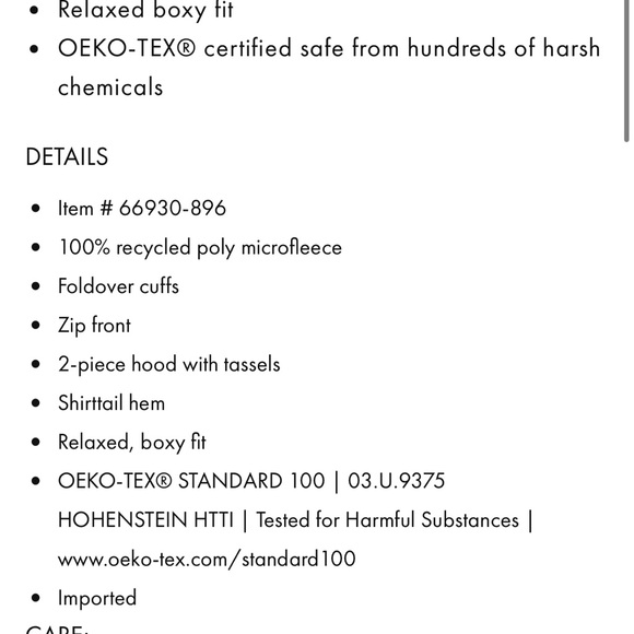 Hanna Andersson Fleece Jacket - Picture 3 of 3